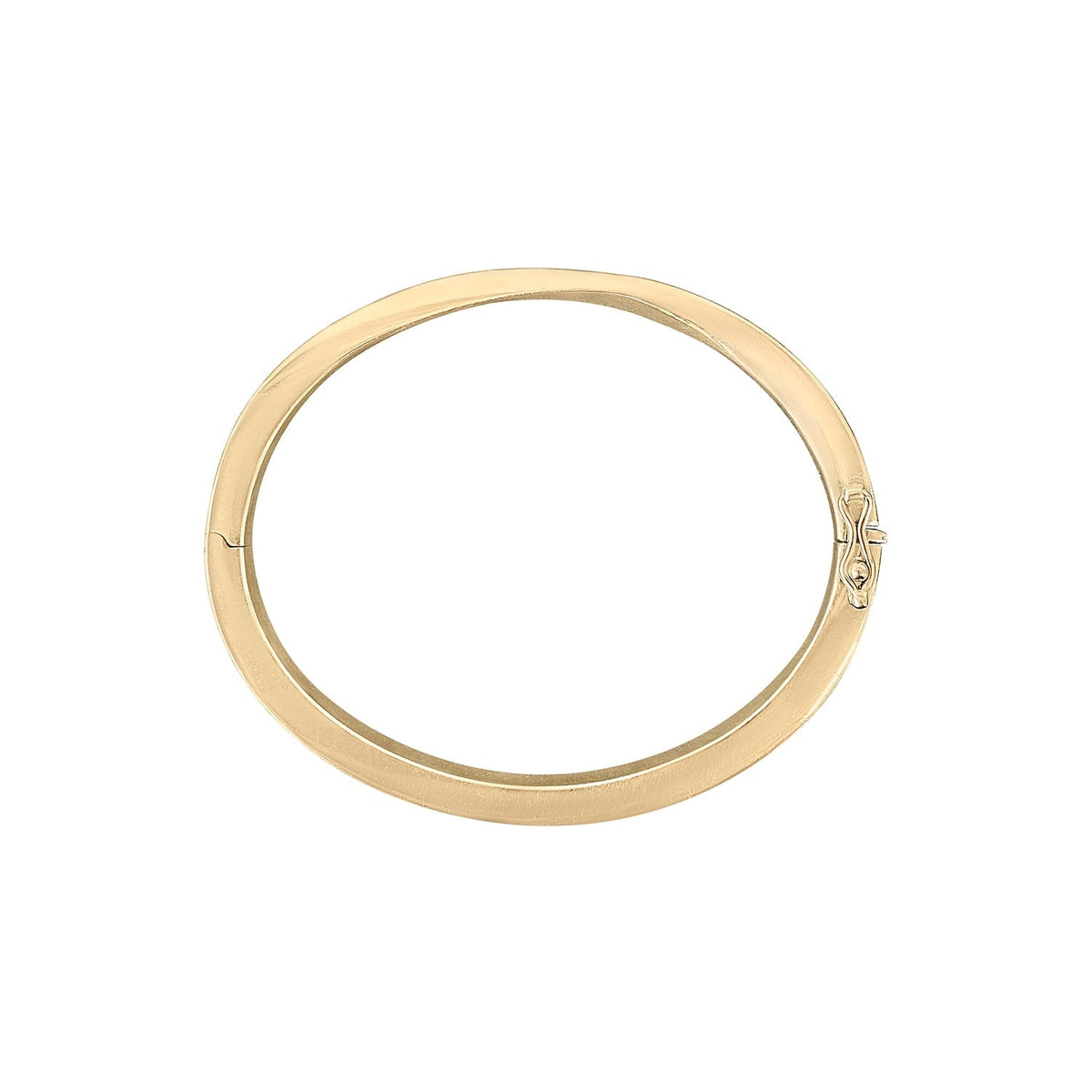 solid 18k gold bangle