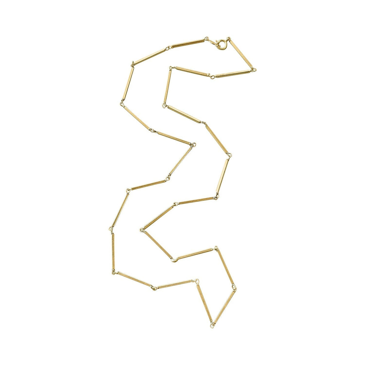 SOLD Vintage Gold Bar Necklace