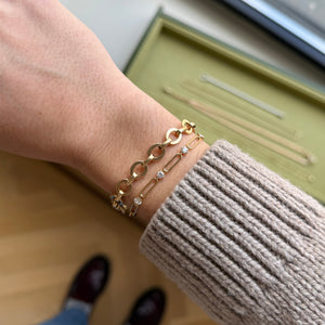 Vintage Oval Links Bracelet