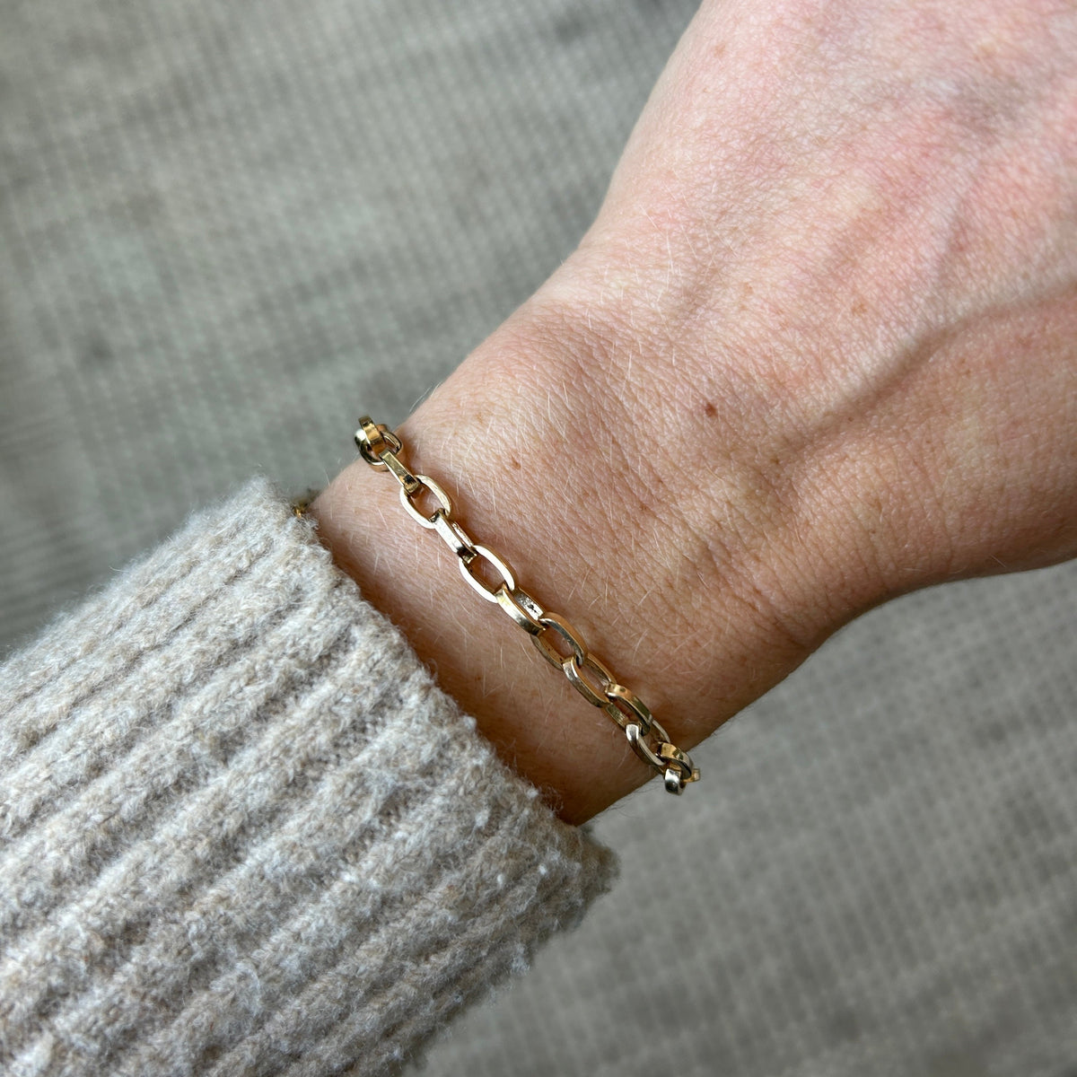 Vintage Oval Link Bracelet