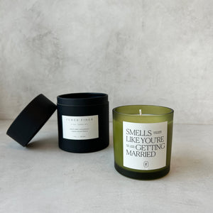 smells like youre getting married candle 