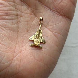 SOLD Vintage Fighter Jet Charm