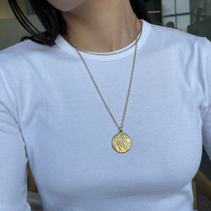 Vintage Drop 02 — Vintage Virgo Woman & Child Charm