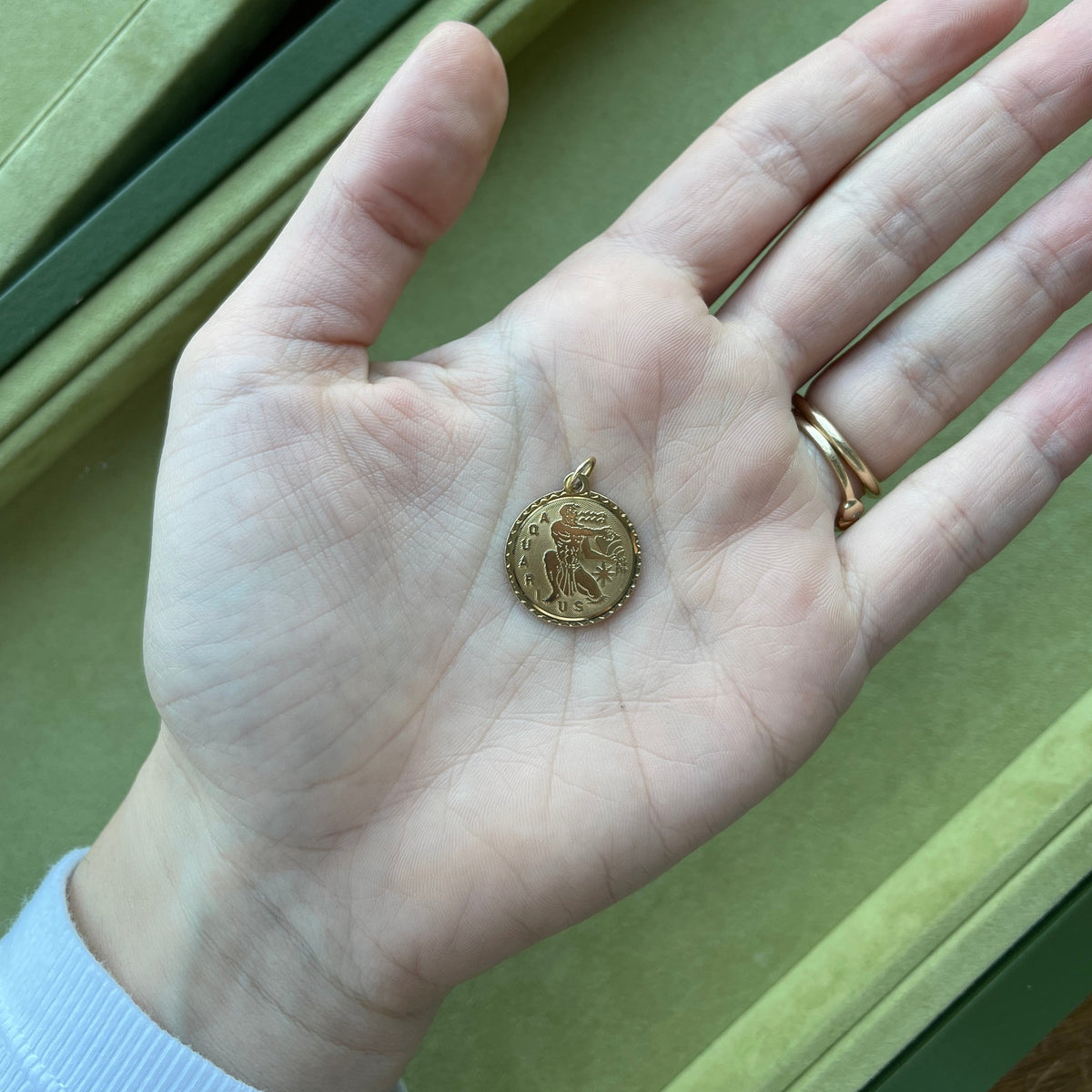SOLD Vintage Drop 02 — Vintage Aquarius Charm