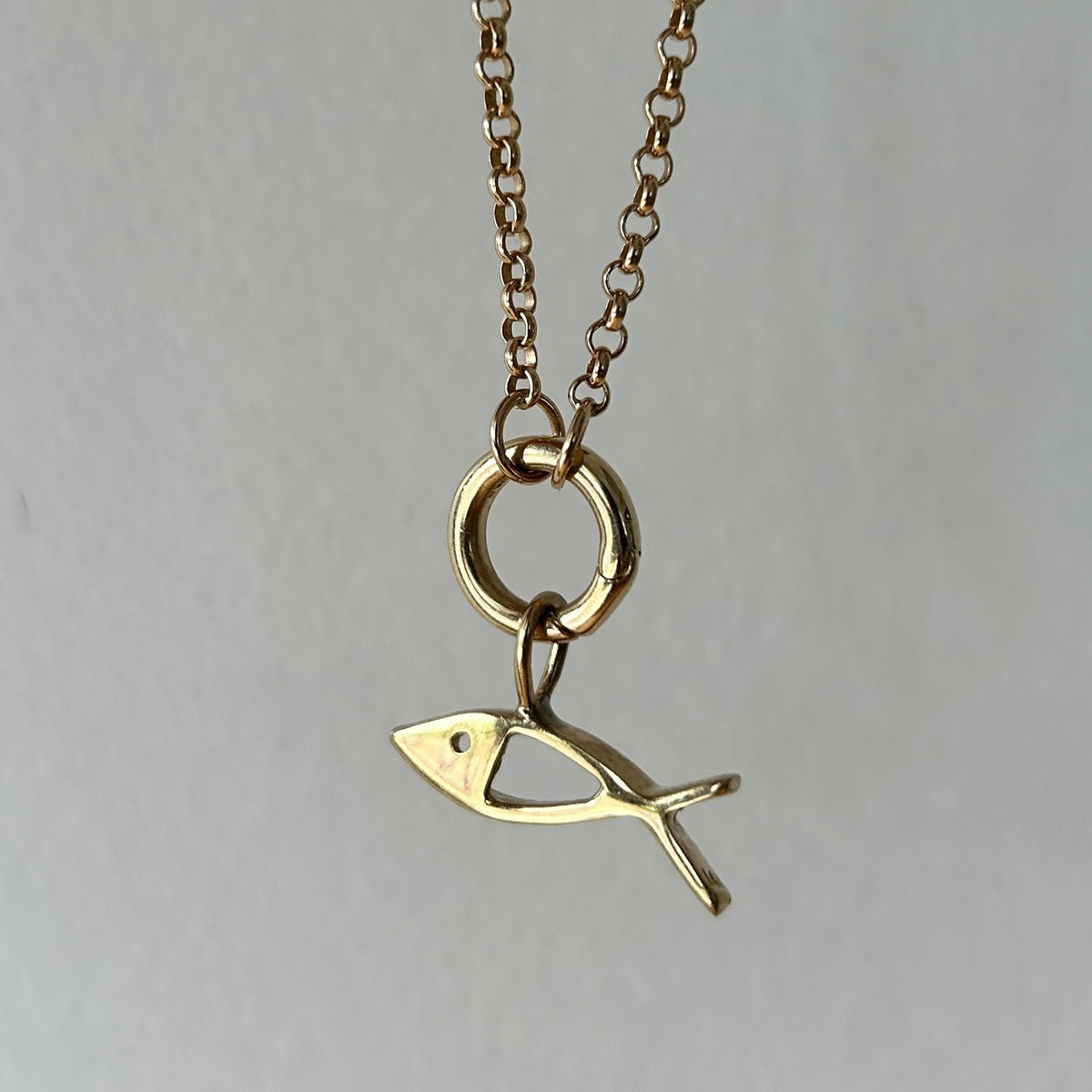 SOLD Vintage Ichthys Charm