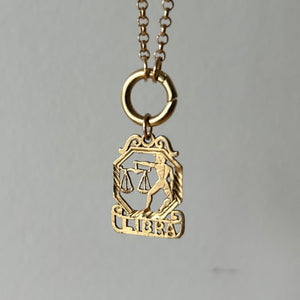 SOLD Vintage Libra Cutout Charm