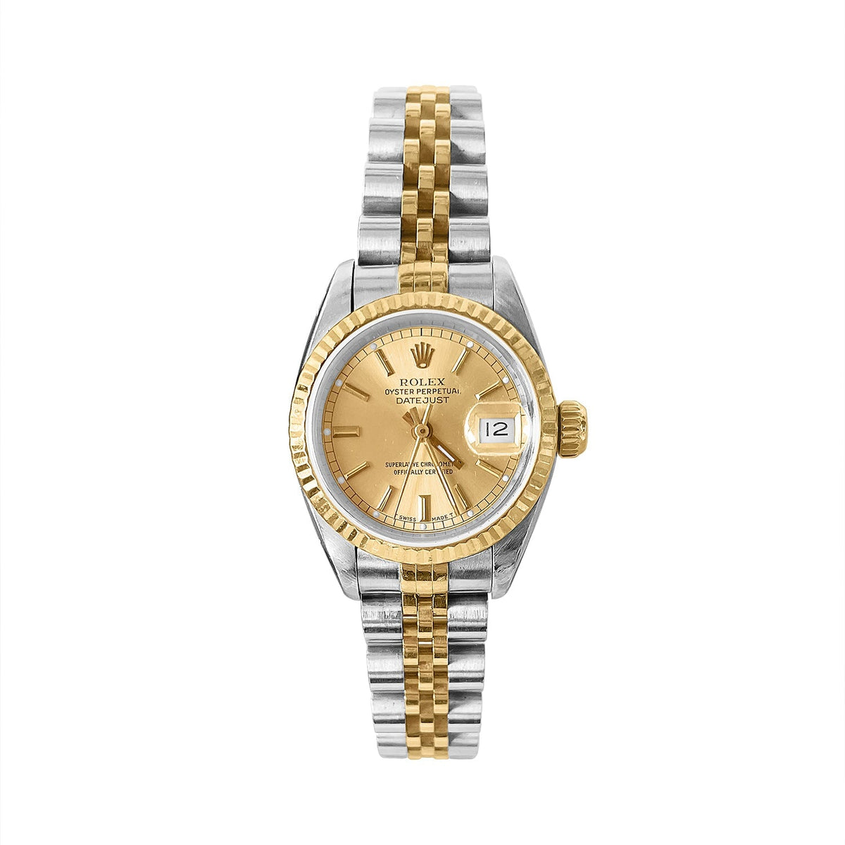 Vintage Rolex Datejust 26mm Two Tone Watch