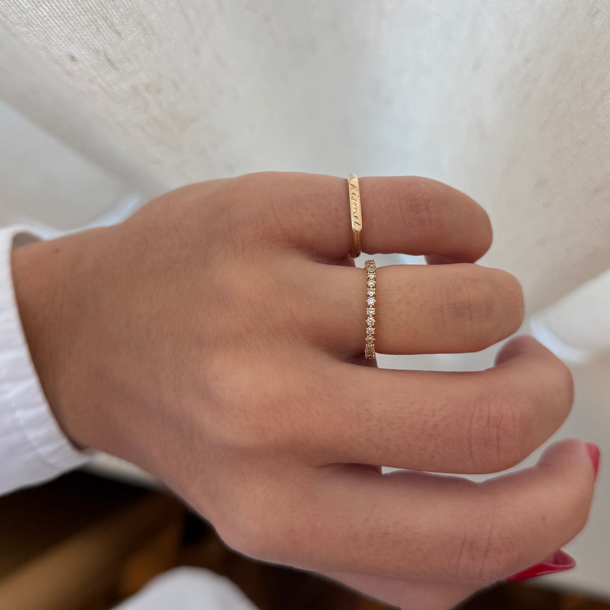 SOLD Flower Girl Ring 1.5mm — Archive Sale