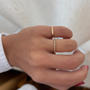 SOLD Flower Girl Ring 1.5mm — Archive Sale