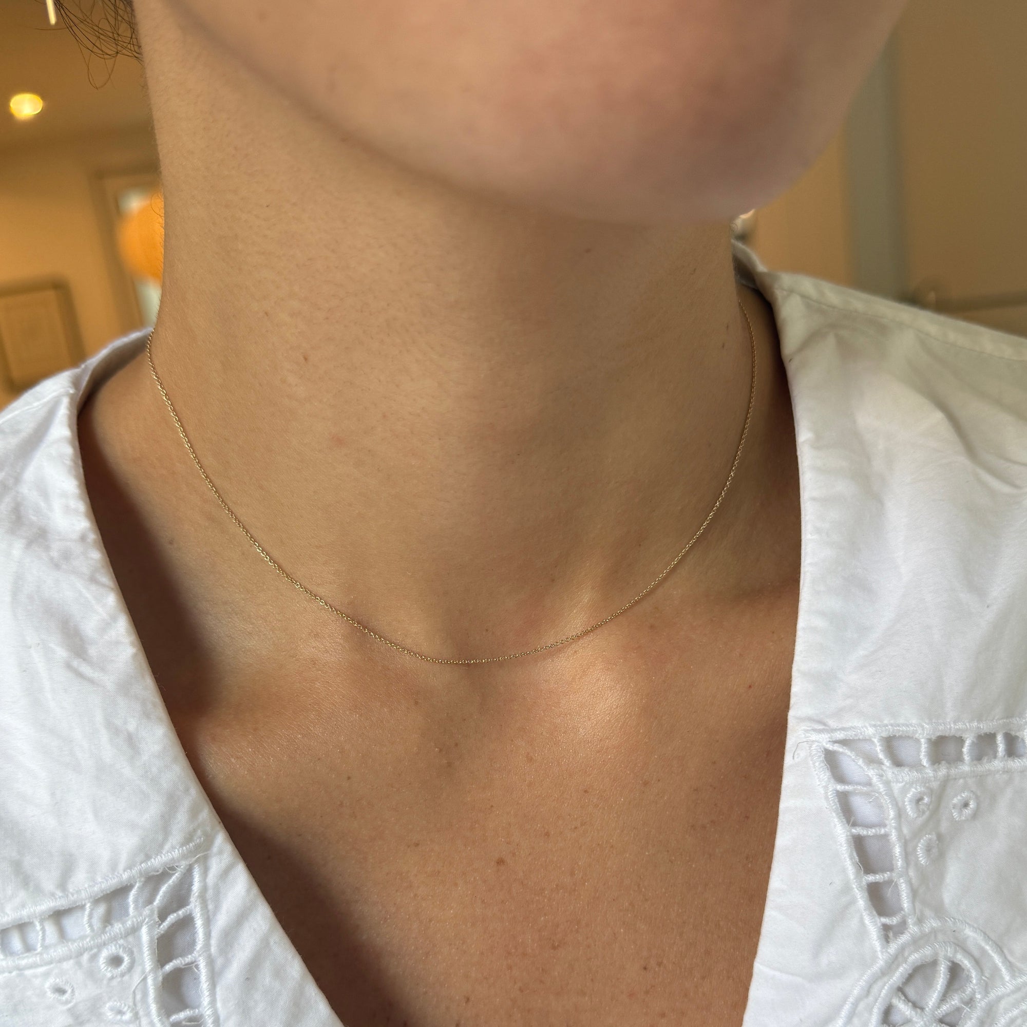 SOLD Simple Fine Gold Chain — Archive Sale