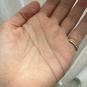 SOLD Simple Fine Gold Chain — Archive Sale