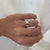 SOLD White Gold Smoke and a Pancake Ring — Archive Sale