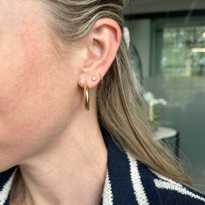 Diamond Daisy Stud Earring