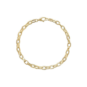 vintage gold link bracelet