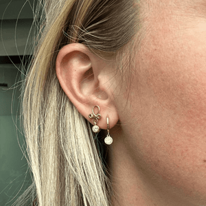 SOLD Vintage Diamond Dangle Earrings
