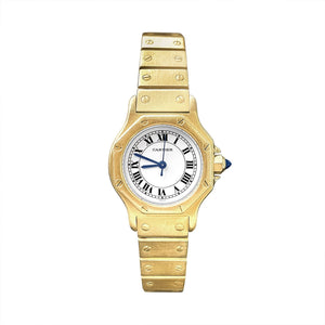 Vintage Cartier Santos Octagon 25mm 18K Watch