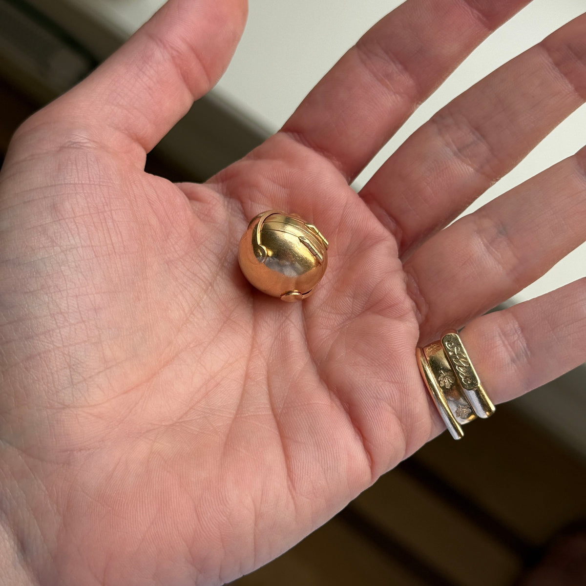 Vintage Orb 4 Picture Locket