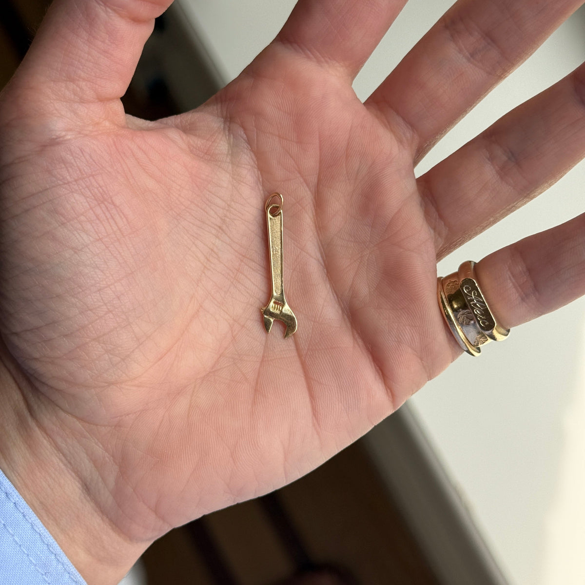 Vintage Wrench Charm