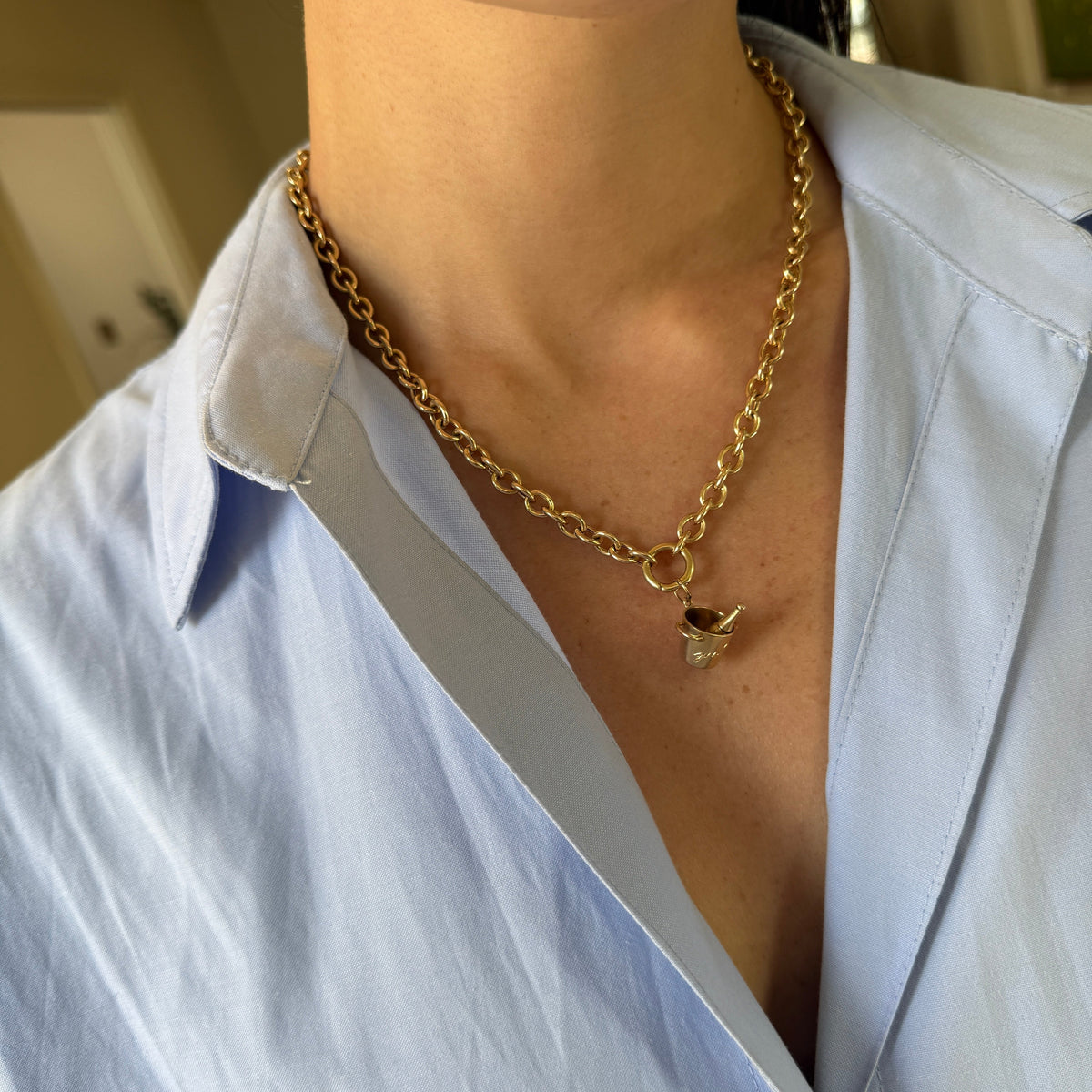 Vintage Champagne Bucket Charm "Yeehaw"