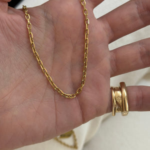 Vintage Diamond Cut Link Chain