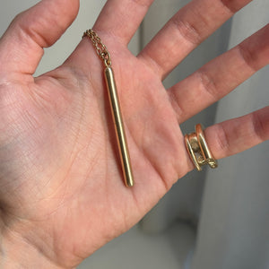 Vintage Retractable Flat Toothpick
