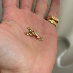 Vintage Lobster Charm with Articulated Claws
