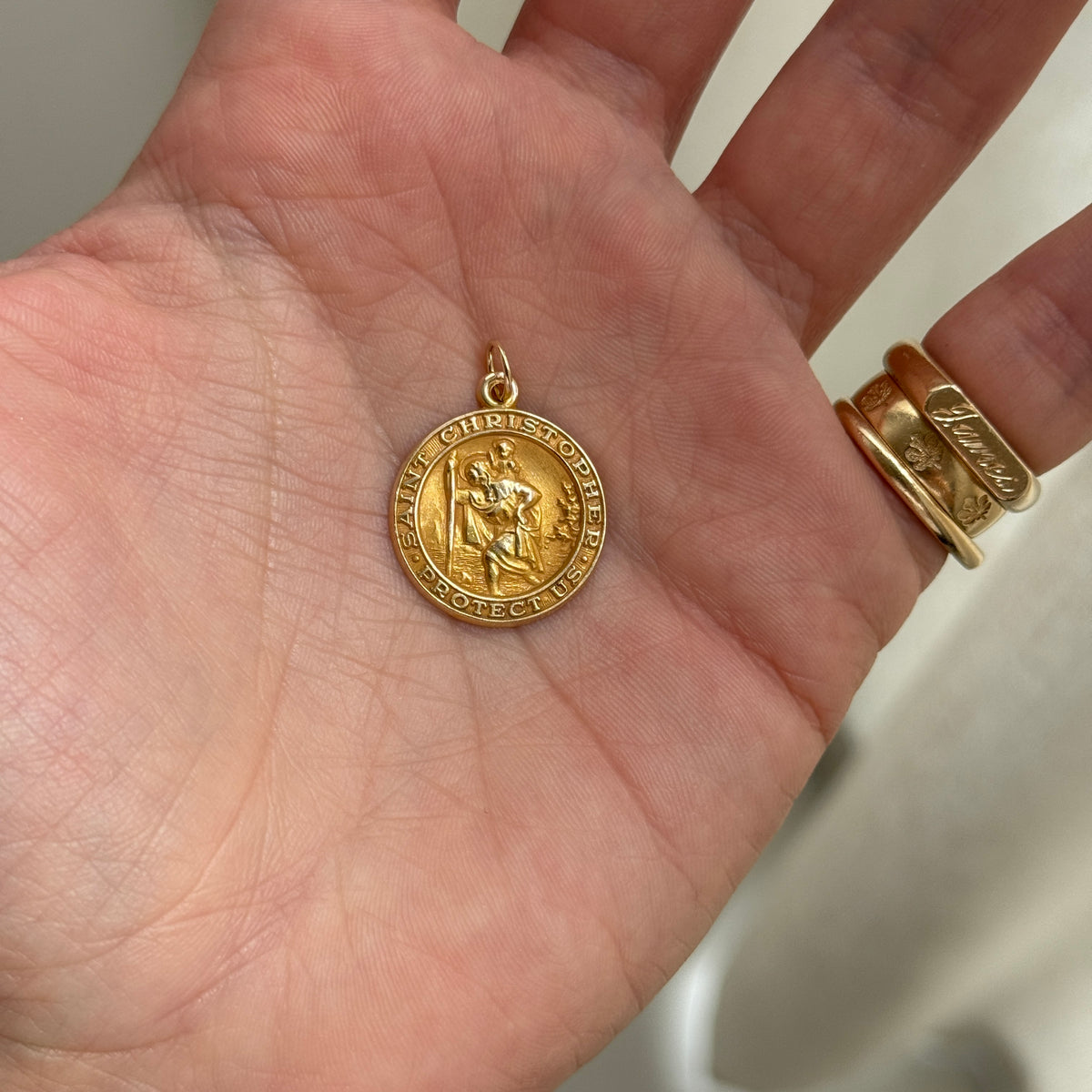 Vintage Saint Christopher Pendant