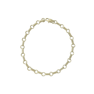 Vintage Circle Link Bracelet