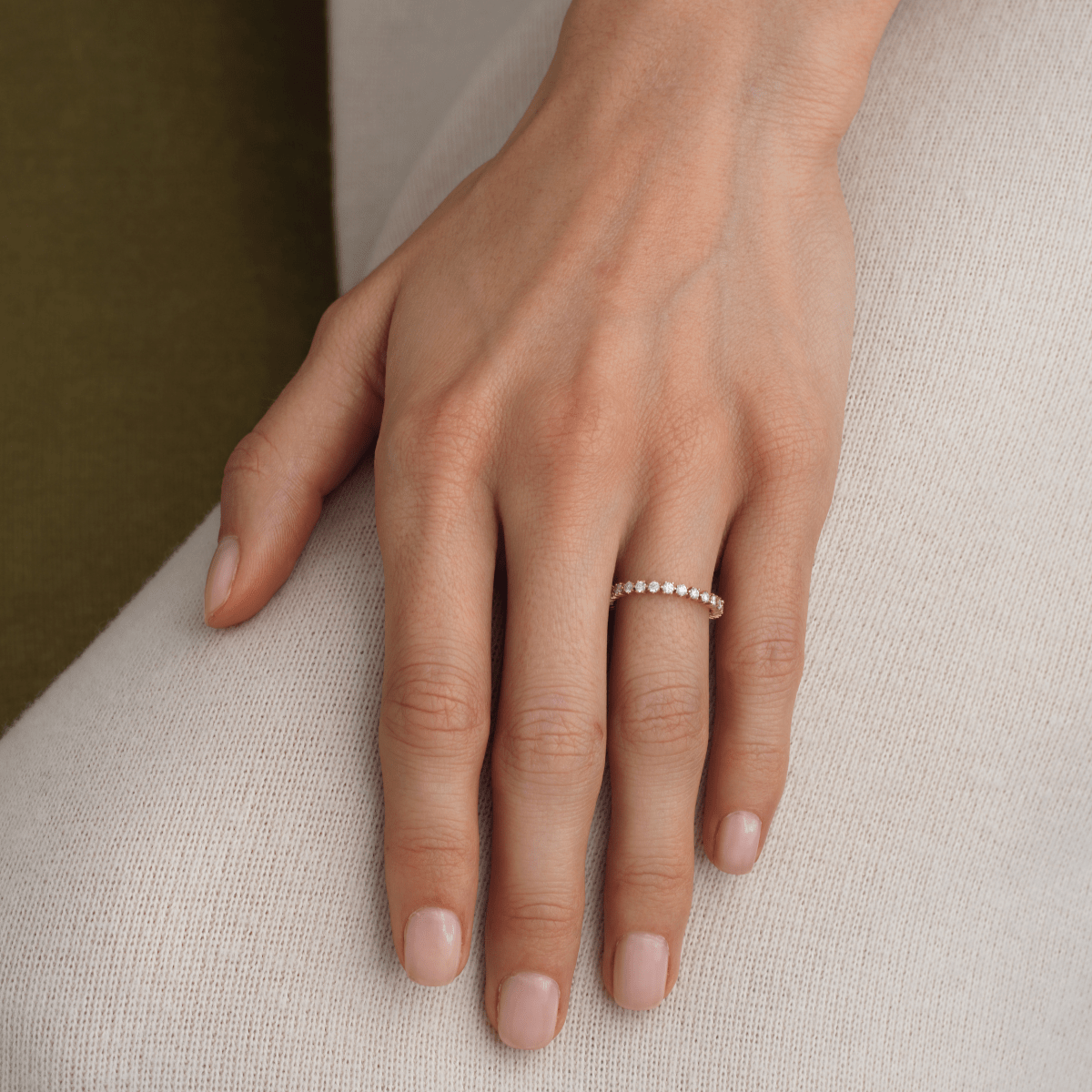 Flower Girl Eternity Ring