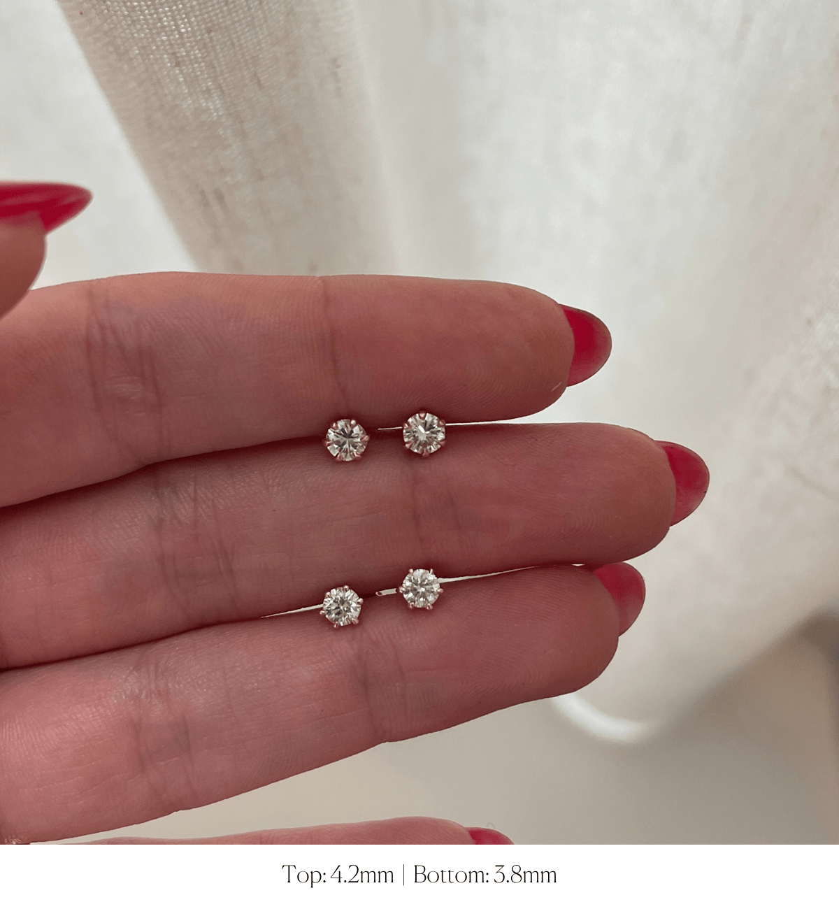 SOLD Diamond Daisy Studs — Archive Sale