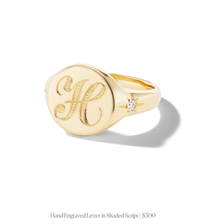 Round Signet Ring