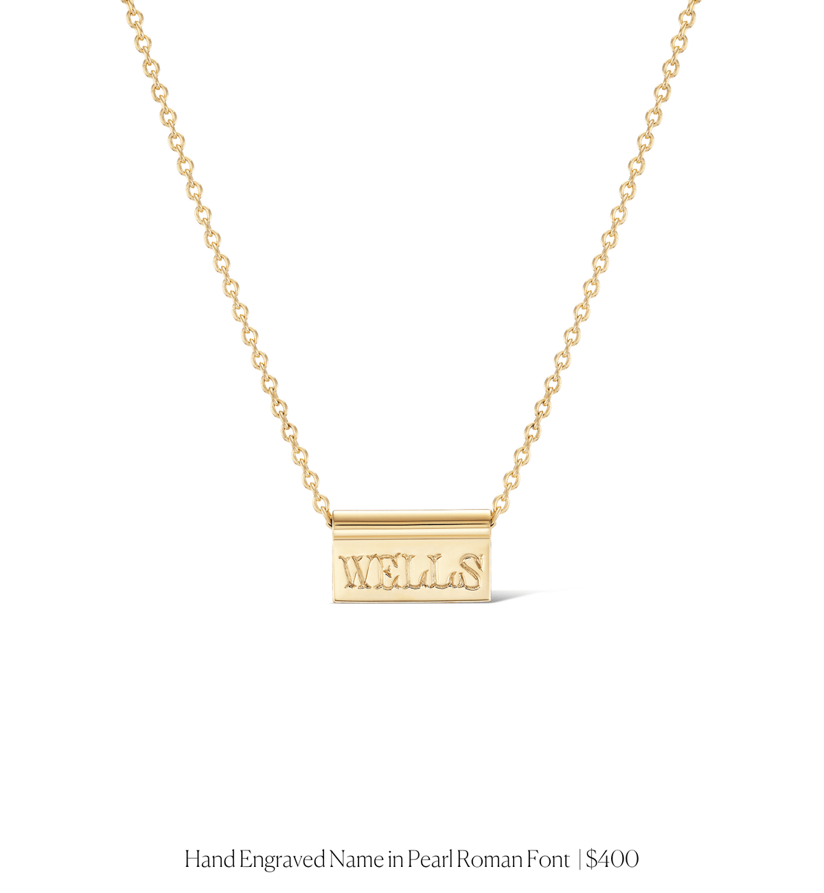 Name Tag Necklace