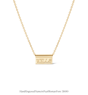 Name Tag Necklace