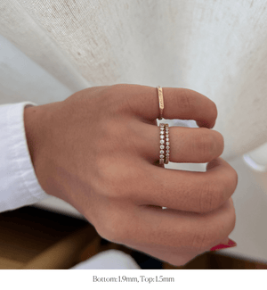 SOLD Flower Girl Ring 1.5mm — Archive Sale