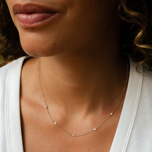In Line Diamond Necklace