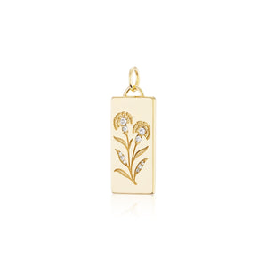 Birth Month Flower Charm