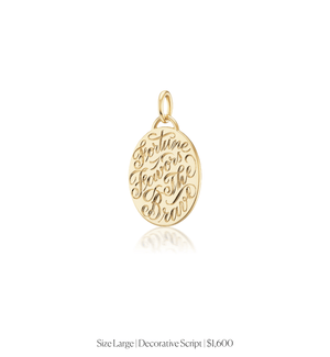 Large-Oval-Charm-Fortune-Favors-The-Brave-Light-Decorative-Script