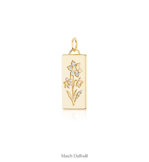 Birth Month Flower Charm
