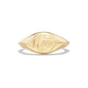 Marquise Signet Ring