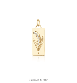 Birth Month Flower Charm