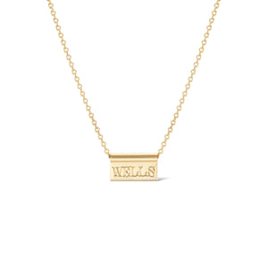 Name Tag Necklace