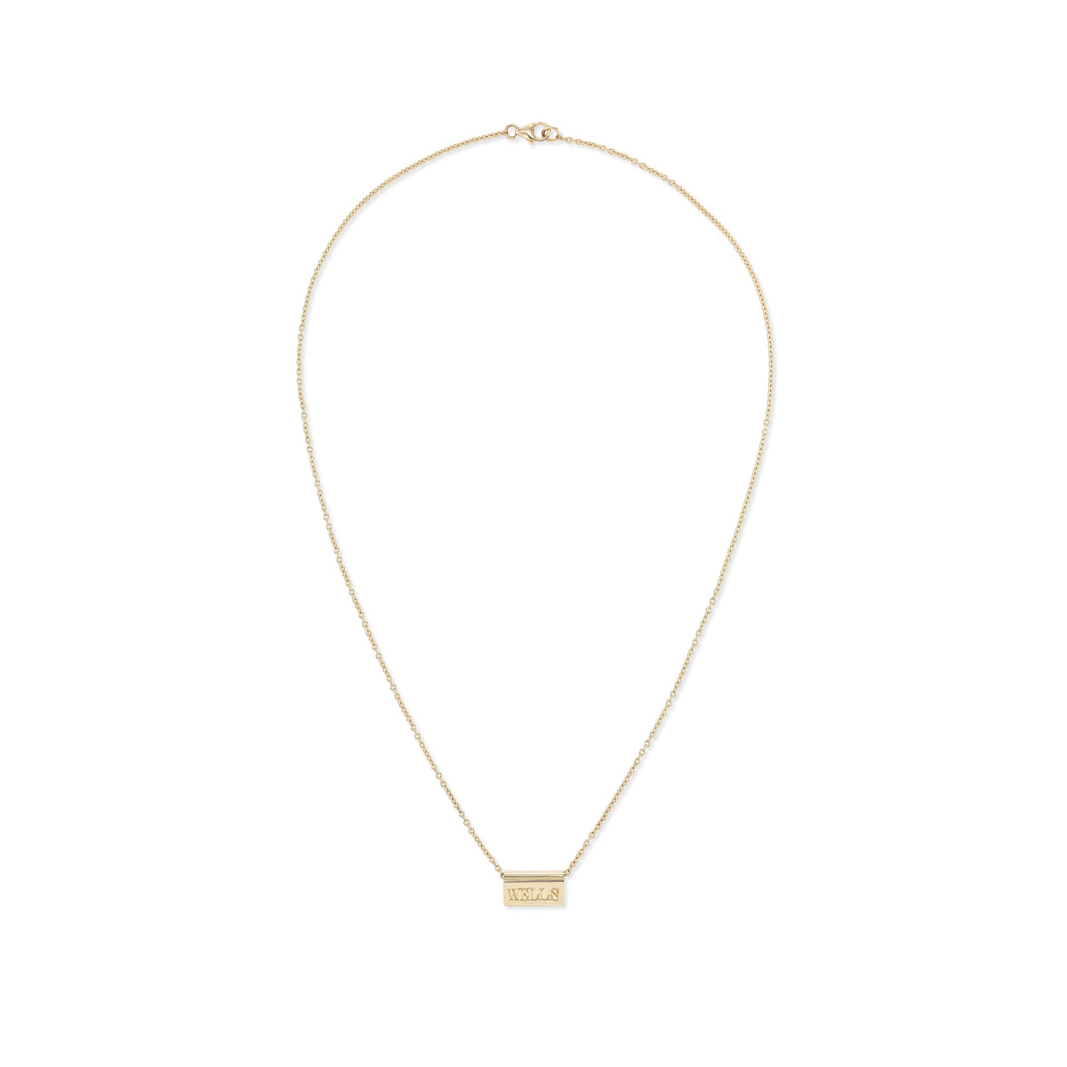 Name Tag Necklace
