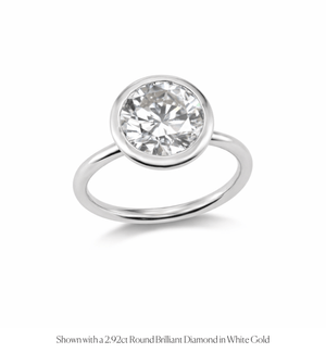 Open Bezel Solitaire Ring