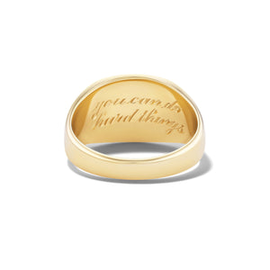 Oval Signet Ring