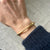 solid 18k gold bangle