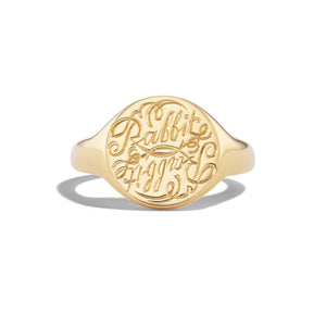 Round Signet Ring