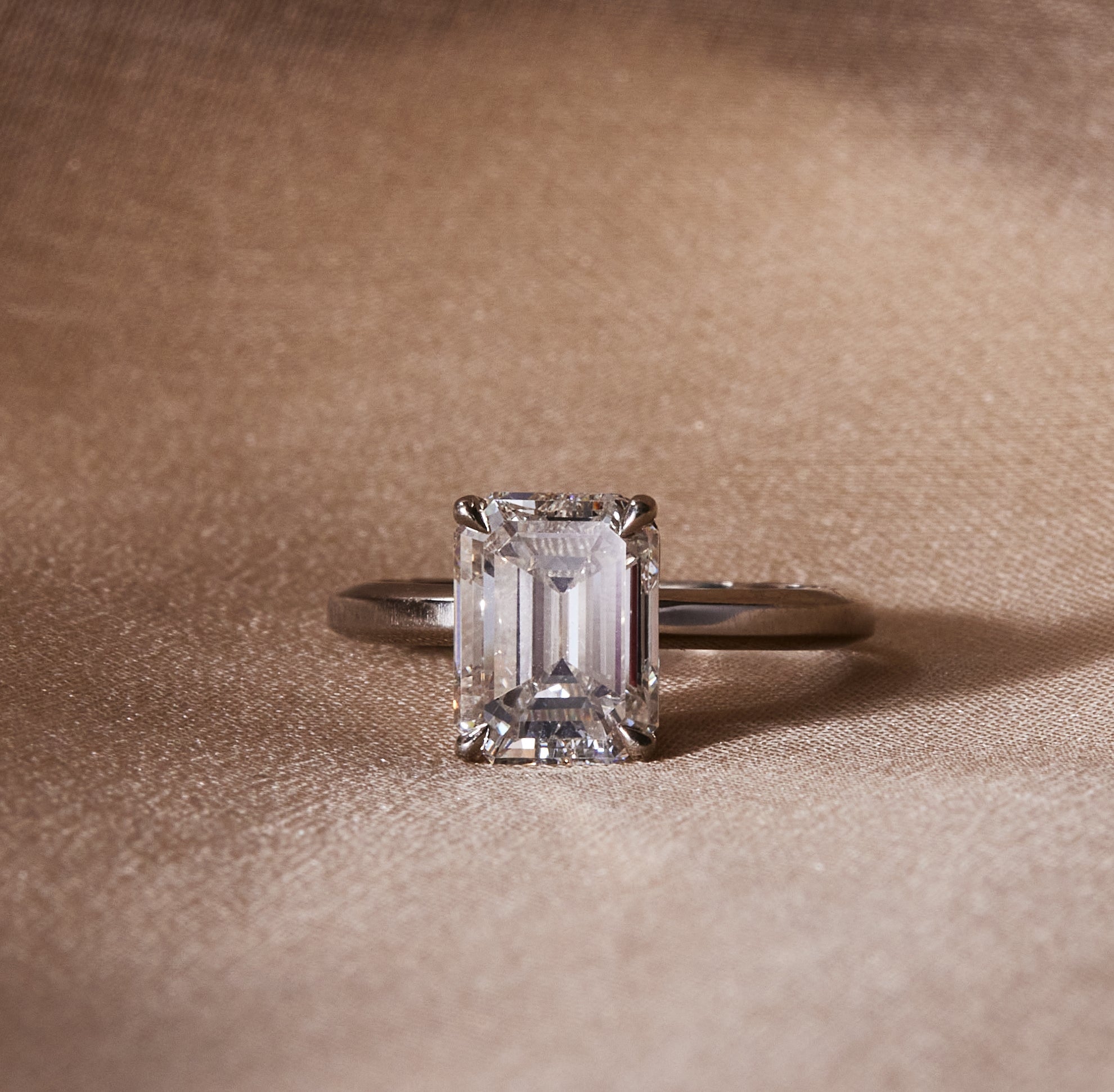 Diamond Mixed Cuts Engagement Ring - Nuha Jewelers