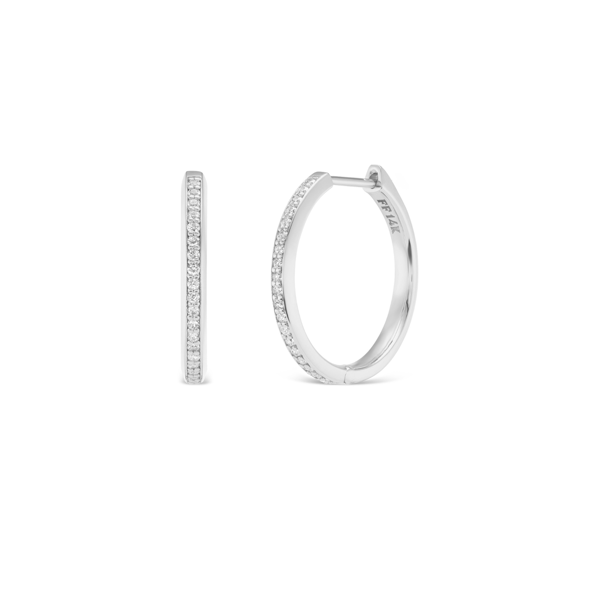 Signature Diamond Hoops