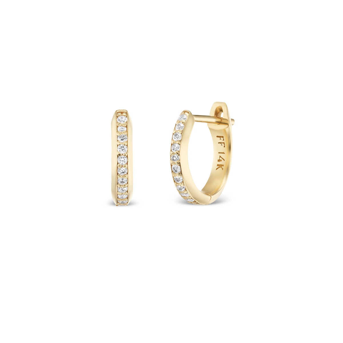 Signature Diamond Huggies