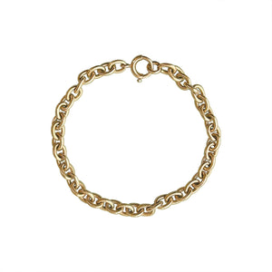 Vintage 14k Solid Gold Link Bracelet